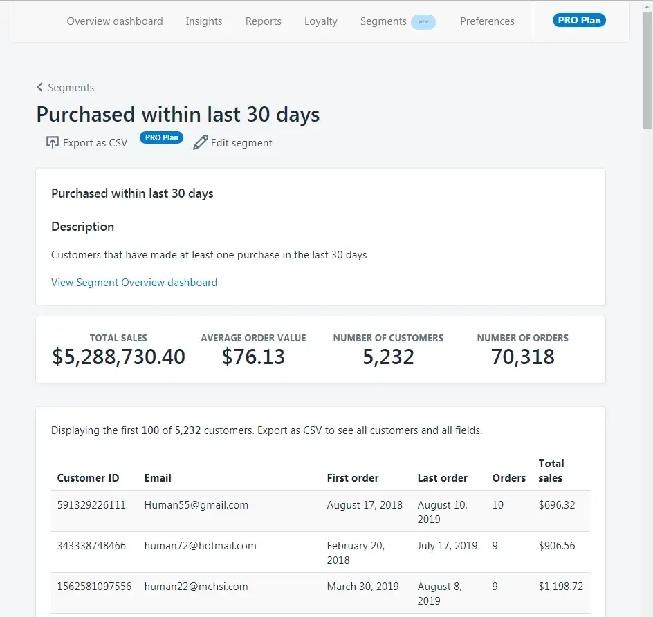 Elevating Customer Insights: Introducing Segments on Shopify
