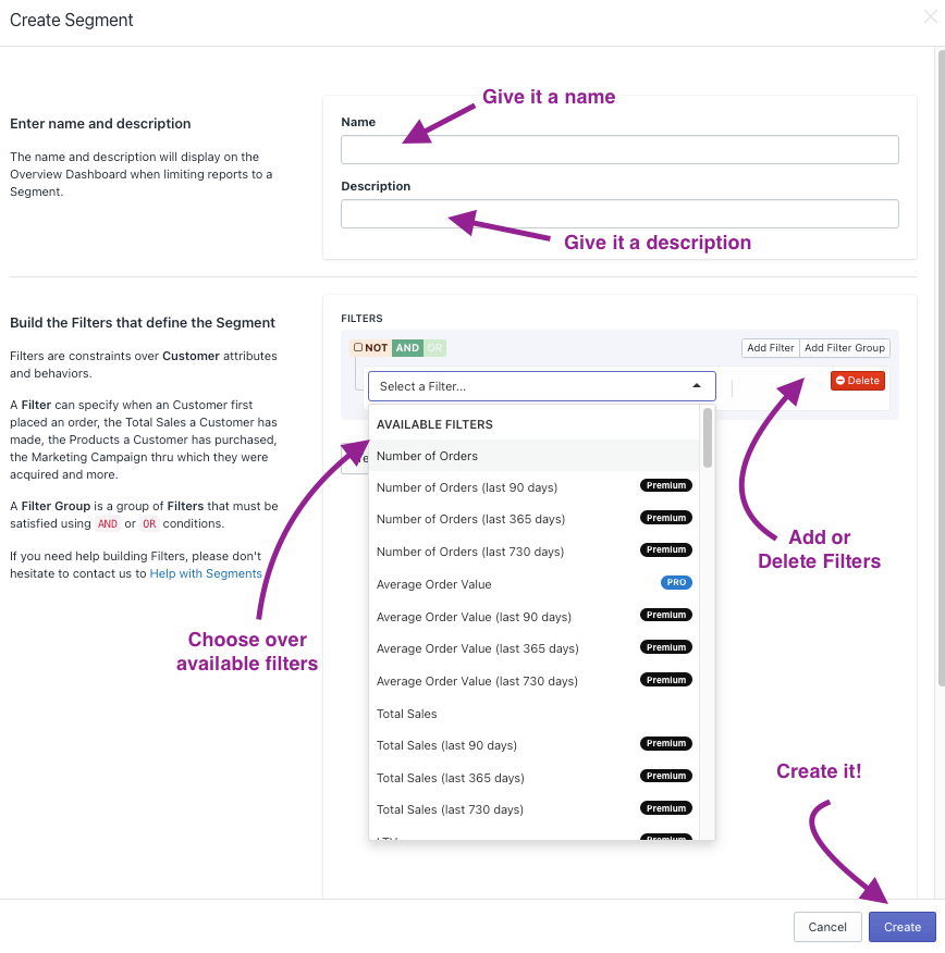 BtN Create a Custom Segment